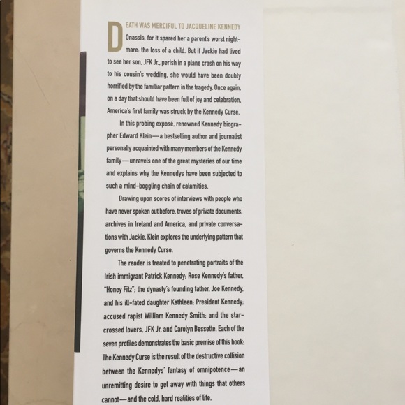 The Kennedy Curse by Edward Klein - Picture 3 of 3
